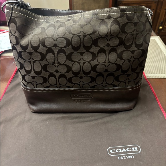 Coach Handbags - Coach Women’s Signature Canvas Bag in Brown